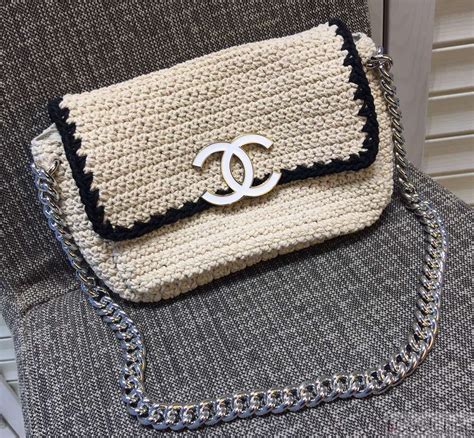 borsa chanel uncinetto